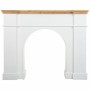 Façades de cheminée Alexandra House Living Blanc Bois d'épicéa Bois MDF 29 x 101 x 125 cm