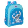 Mochila Escolar Lilo & Stitch Hawaii Azul 32 x 38 x 12 cm