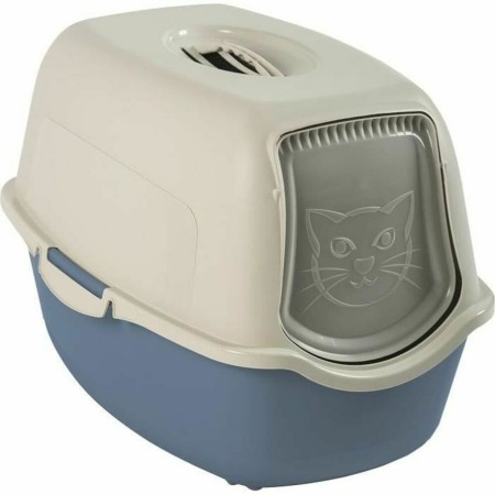 Arenero para Gatos Rotho My Pet Bailey Azul Blanco Polipropileno