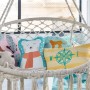 Coussin HappyFriday Happynois Multicouleur ours polaire 40 x 30 cm