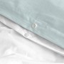 Housse de Couette HappyFriday Blanc Foliage mint Multicouleur 180 x 220 cm
