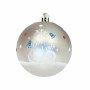 Bola de Navidad Frozen Azul Blanco Plateado 10 Unidades