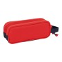 Trousse Fourre-Tout Double RFEF Bleu Rouge 21 x 8 x 6 cm