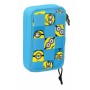 Plumier Doble Minions Minionstatic Azul 12,5 x 19,5 x 4 cm