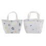 Sac Multi-usages DKD Home Decor Bleu Rose Toile (2 pcs) (34 x 14 x 32 cm)