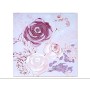 Cadre Romimex Rose Toile Roses 60 x 60 x 3 cm