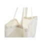 Sac à Achats DKD Home Decor Toile Noir Blanc (43 x 15 x 66 cm) (4 pcs)