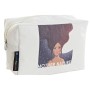 Trousse de toilette DKD Home Decor Toile Noir Blanc Multicouleur Moderne (4 pcs) (20 x 8 x 14 cm)