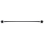 Tringle à Rideau DKD Home Decor Noir Métal (120 x 16 x 16 cm)