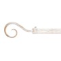 Tringle à Rideau DKD Home Decor Blanc Métal Doré (120 x 16 x 16 cm)