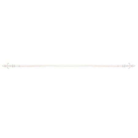 Tringle à Rideau DKD Home Decor Blanc Métal Doré (120 x 16 x 16 cm)