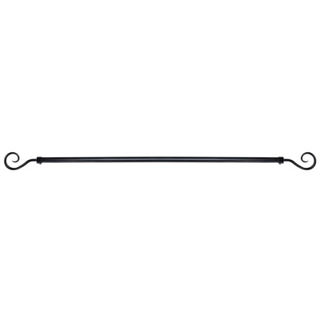 Tringle à Rideau DKD Home Decor Noir Métal (160 x 16 x 16 cm)