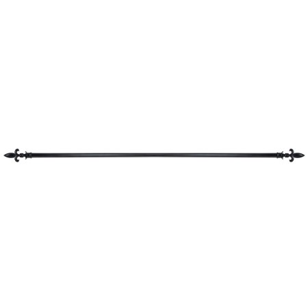 Tringle à Rideau DKD Home Decor Noir Métal (160 x 16 x 16 cm)