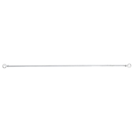 Tringle à Rideau DKD Home Decor Blanc Métal (160 x 16 x 16 cm)