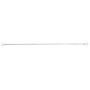 Tringle à Rideau DKD Home Decor Blanc Métal (160 x 16 x 16 cm)