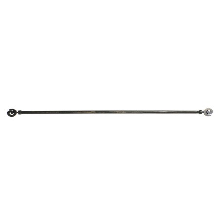 Tringle à Rideau DKD Home Decor Noir Aluminium Doré (120 x 3 x 6 cm)