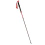 Bastón Trekking Viking Spider FS Negro Rojo 130 cm (2 Unidades)