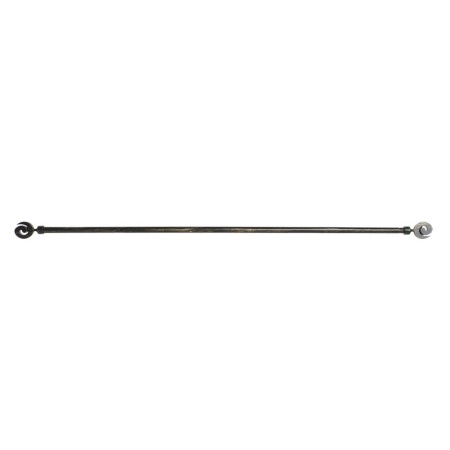 Tringle à Rideau DKD Home Decor Noir Aluminium Doré (160 x 16 x 16 cm)