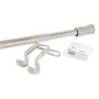 Tringle à Rideau DKD Home Decor Crème Aluminium Doré (120 x 3 x 3 cm)