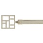 Tringle à Rideau DKD Home Decor Crème Aluminium Doré (120 x 3 x 6 cm)