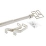 Tringle à Rideau DKD Home Decor Crème Aluminium Doré (120 x 3 x 6 cm)