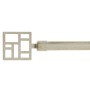 Tringle à Rideau DKD Home Decor Crème Aluminium Doré (160 x 3 x 3 cm)
