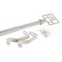 Tringle à Rideau DKD Home Decor Crème Aluminium Doré (160 x 3 x 3 cm)