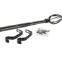 Tringle à Rideau DKD Home Decor Noir Aluminium Doré (120 x 6 x 6 cm)