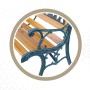Banc Aktive Bois Noir (Reconditionné D)