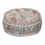 Pouf DKD Home Decor Multicouleur Coton (60 x 60 x 27 cm)