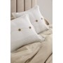 Housse de coussin Estelia Blanc 50 x 50 cm