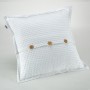 Housse de coussin Estelia Blanc 50 x 50 cm