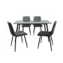 Ensemble Table + Chaises Romimex 5 Pièces