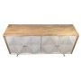 Buffet Romimex Blanc Naturel Bois de manguier 41 x 77 x 152 cm