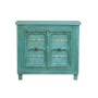 Coffre Romimex Turquoise Bois de manguier 45 x 110 x 120 cm