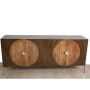 Buffet Romimex Marron Métal Bois de manguier 175 x 80 x 40 cm