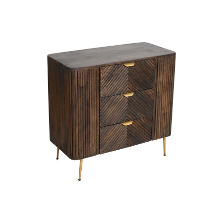 Commode Romimex Marron Bois de manguier 38 x 75 x 80 cm