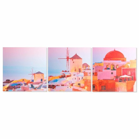 Cadre DKD Home Decor Bois Moulins (3 pcs) (80 x 80 x 2.5 cm)
