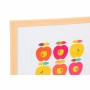 Cadre DKD Home Decor Verre Fruits Toile (2 pcs) (40 x 40 x 2.2 cm)