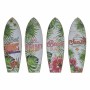 Cadre DKD Home Decor Bois Papier Tropical (4 pcs) (7 x 1 x 22 cm)