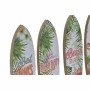 Cadre DKD Home Decor Bois Papier Tropical (4 pcs) (7 x 1 x 22 cm)