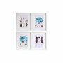 Cadre Acrylique DKD Home Decor Acrylique polystyrène Lama (4 pcs) (35 x 2.2 x 45 cm)