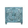 Buffet Romimex Bleu Bois de manguier 90 x 90 x 40 cm