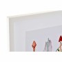 Cadre Acrylique DKD Home Decor Acrylique polystyrène Lama (4 pcs) (35 x 2.2 x 45 cm)