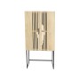 Armoire Romimex Naturel Métal Bois de manguier 80 x 161 x 43 cm