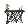 Console Romimex Noir bois de teck 120 x 80 x 35 cm