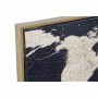Cadre DKD Home Decor The World (92 x 3,5 x 62,5 cm)