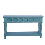 Console Romimex Bleu Bois de manguier 130 x 76 x 35 cm