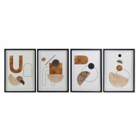 Cadre DKD Home Decor S3017736 Abstrait Moderne (50 x 2,5 x 70 cm) (4 Unités)