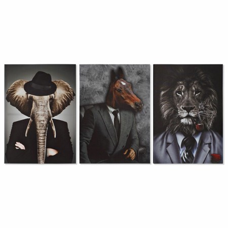 Cadre DKD Home Decor animaux (50 x 1,8 x 70 cm)
